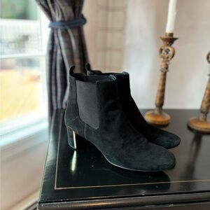Black Suede Booties